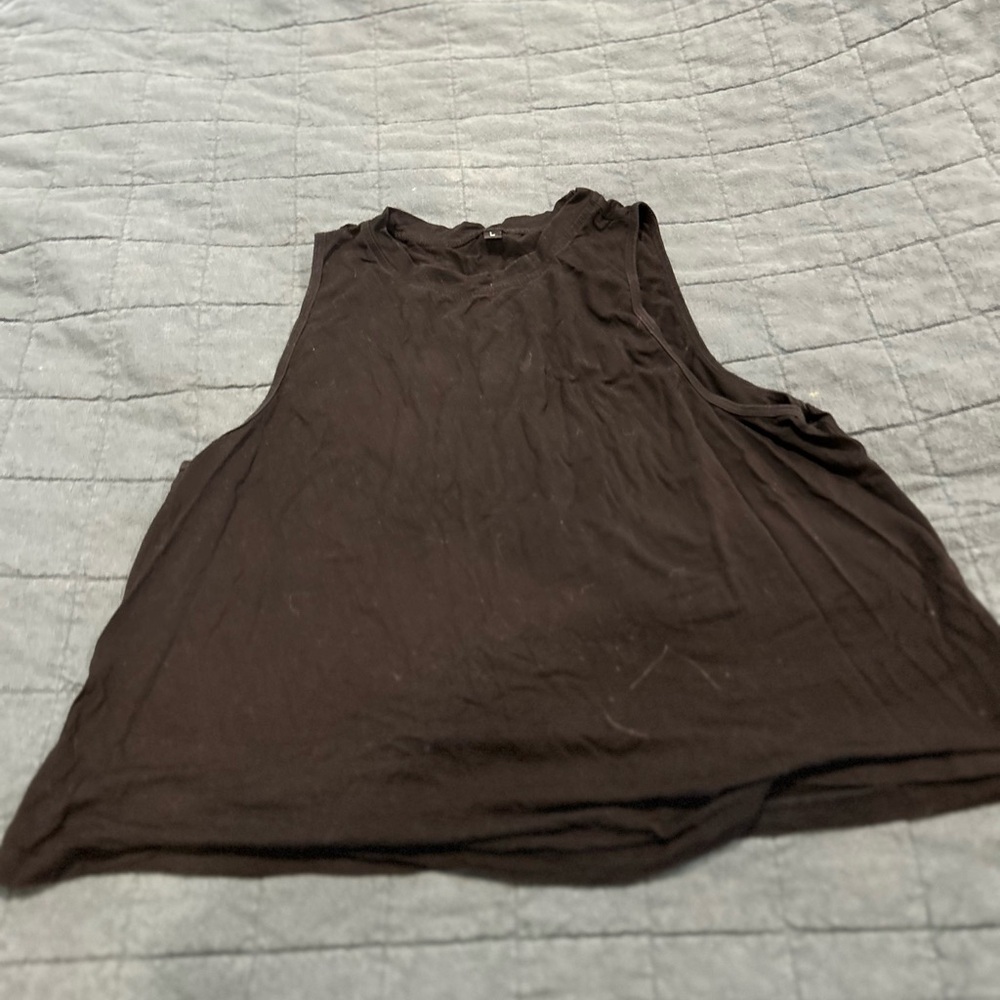 Black Sleeveless Women's Top